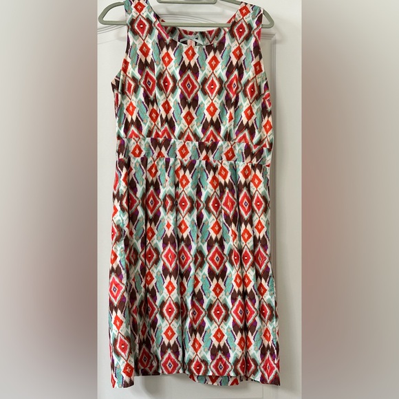 Cotton sleeveless dress - sz L - Picture 1 of 3